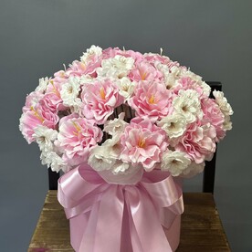 Букет из мыльных цветов сакуры