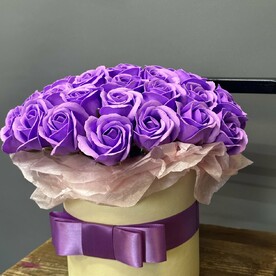 Букет из мыльных роз