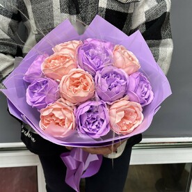 Букет из мыльных пионов