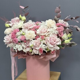 Модная пышная коробочка