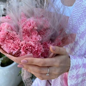 19 нежных гвоздик