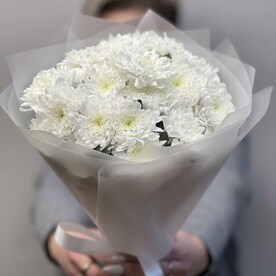 Букет из кустовых хризантем