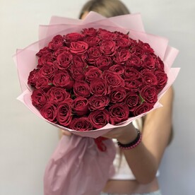 Букет из красной 51 розы