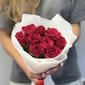 Букет из 9 красных роз