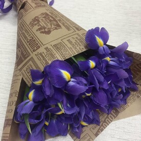 БУКЕТ БАРХАТНЫЕ ИРИСЫ