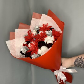 Хлопок,шишки и декор️