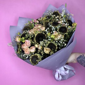 Букет сухоцветы (04)