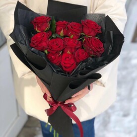 Валентинка из роз