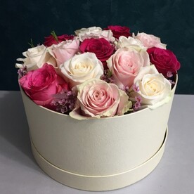 Коробка роз