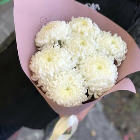 Монобукет из хризантем