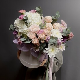 Коробка с цветами