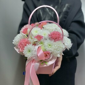 Коробка с цветами «Колибри»