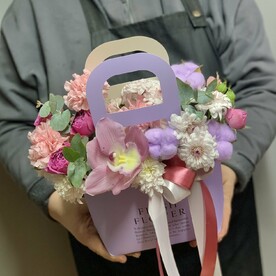 Коробка с цветами «Облачный атлас»