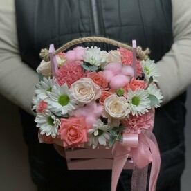 Ящик с цветами «Розали»