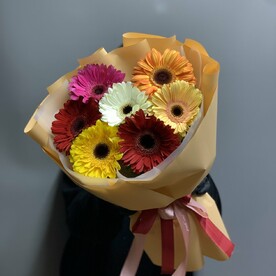 Букет 7 гербер