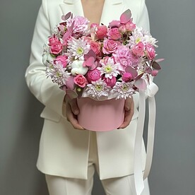 Коробка с цветами