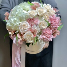 Коробка с цветами