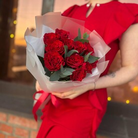 Монобукет «Милость» с розами Кения