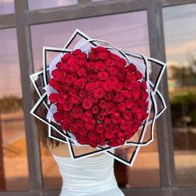 Букет 101 кенийская Роза