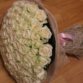 101 белая роза