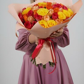 51 роза микс