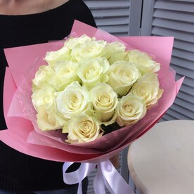 Букет роз "Чистая любовь"