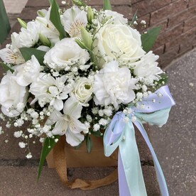 Белое воздушное облако