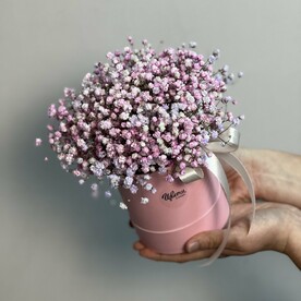 Коробка с гипсофилой