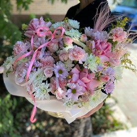 Корзина "Красок нежное слияние"