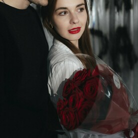 Букет из красной розы FT047