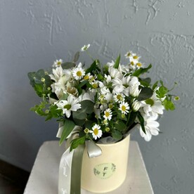 Летняя коробка с ромашкой FT238