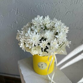 Стойкая хризантема в коробке FT870