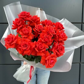 Букет из 15 французских роз