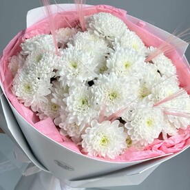Букет из кустовых хризантем
