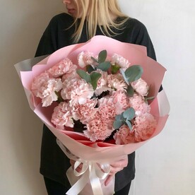 Монобукет из гвоздики - Милые диантусы