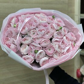 Ранункулюсы розовые 51шт