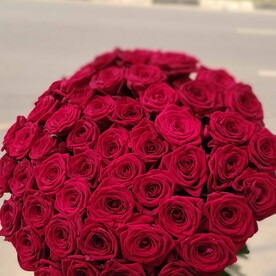 Букет из 51 красной розы