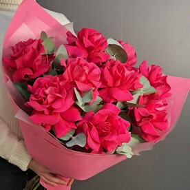 Ароматные французские розы с эвкалиптом