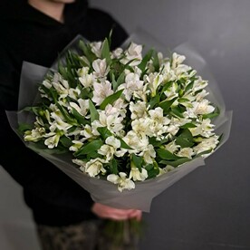 Большой букет из альстромерий, 25шт