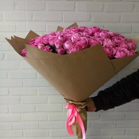 Большой букет из роз