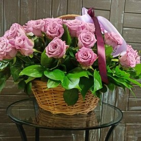 Корзина "Розовые мечты"