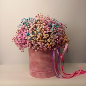 Нежная гипсофила в коробке ❤️