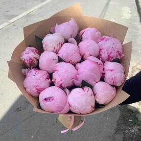 Букет из 15 пионов ❤️