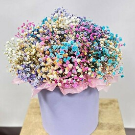 Большая шляпная коробка гипсофилы