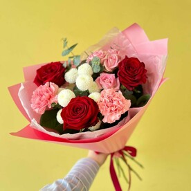 Букет "Розовый шарм"