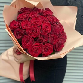 Букет из 25 роз "Восторг"