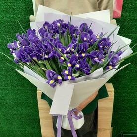 Монобукет из 49 ирисов