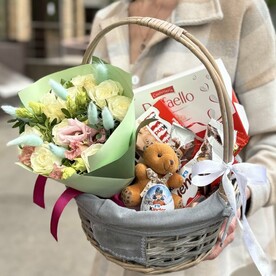 Детский набор в корзине "Для Принца"