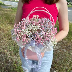 Воздушная гипсофила в сумочке