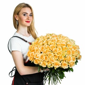 101 кремовая роза